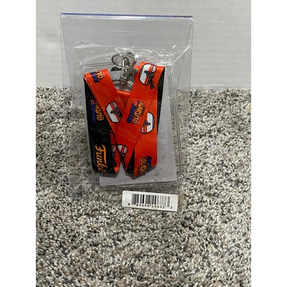 Lanyard Naruto Shippuden Unisex Orange New Ramen Ichiraku Funko OS